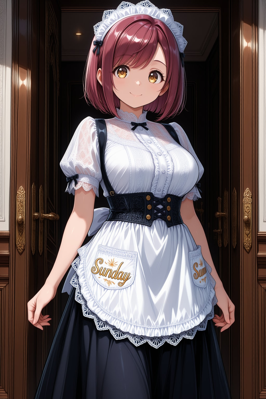 おはようございます（挨拶メイドの芽衣ちゃん）