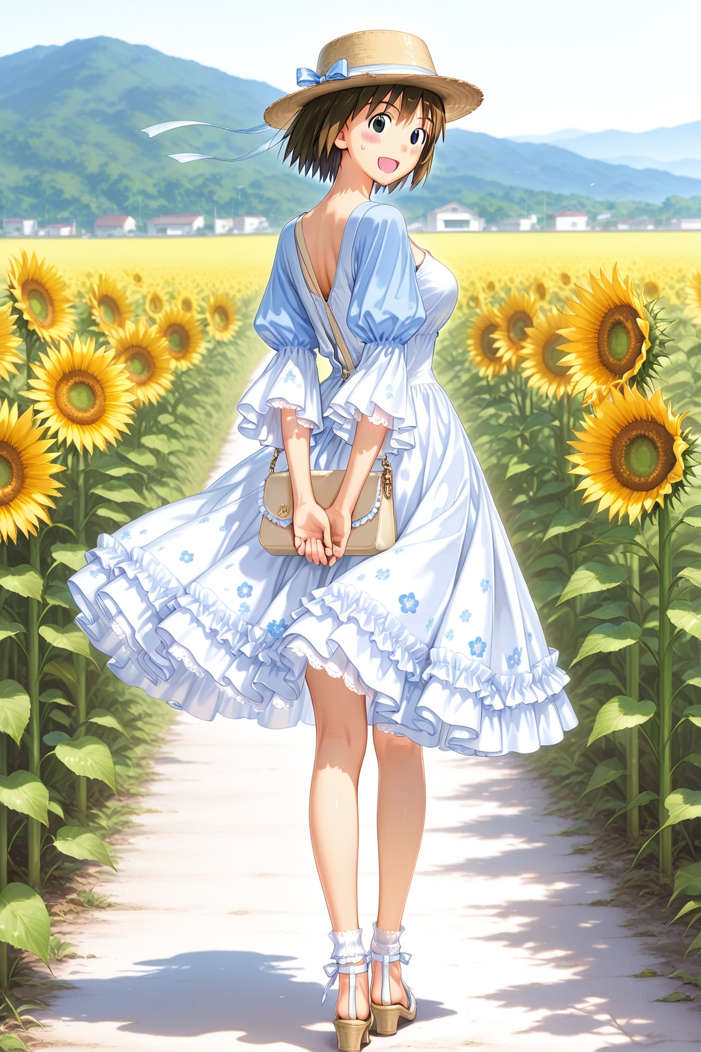 風花ちゃんのいる街 | の人気AIイラスト・グラビア