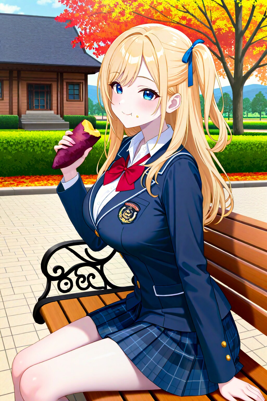 うちの子と焼き芋