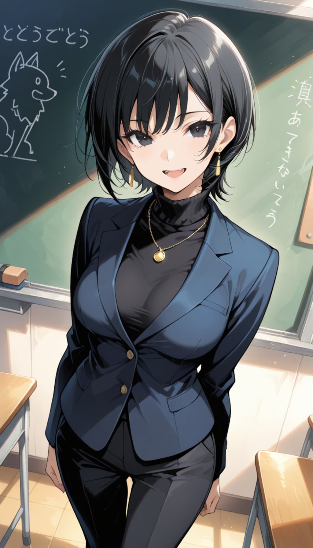 女教師のBUBBLEさん