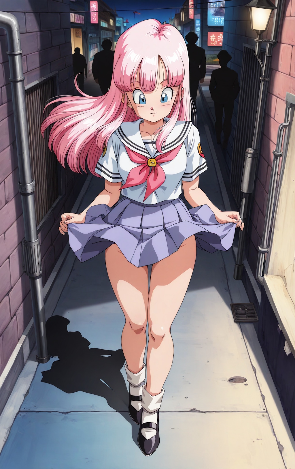 何かが起こりそうなシーン