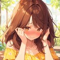 デートで照れる彼女 3枚目