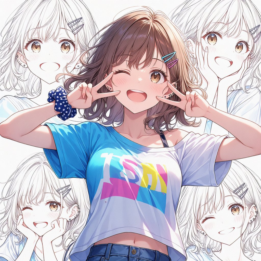 はっぴーピース | の人気AIイラスト・グラビア