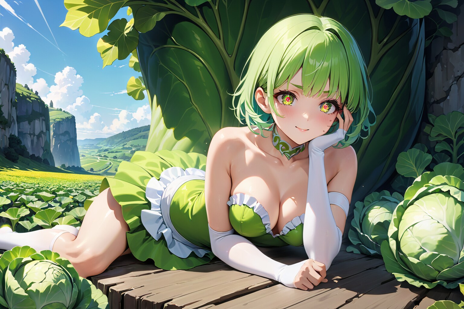 キャベツ娘 | の人気AIイラスト・グラビア