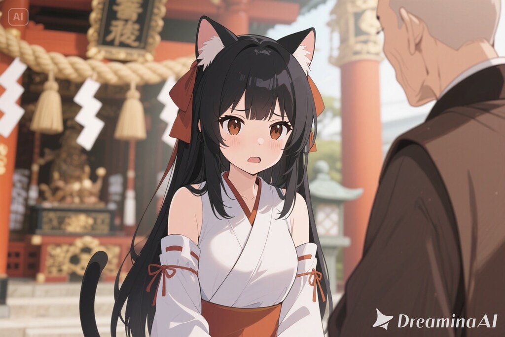 大惨寺住職に説教されるさくらちゃん