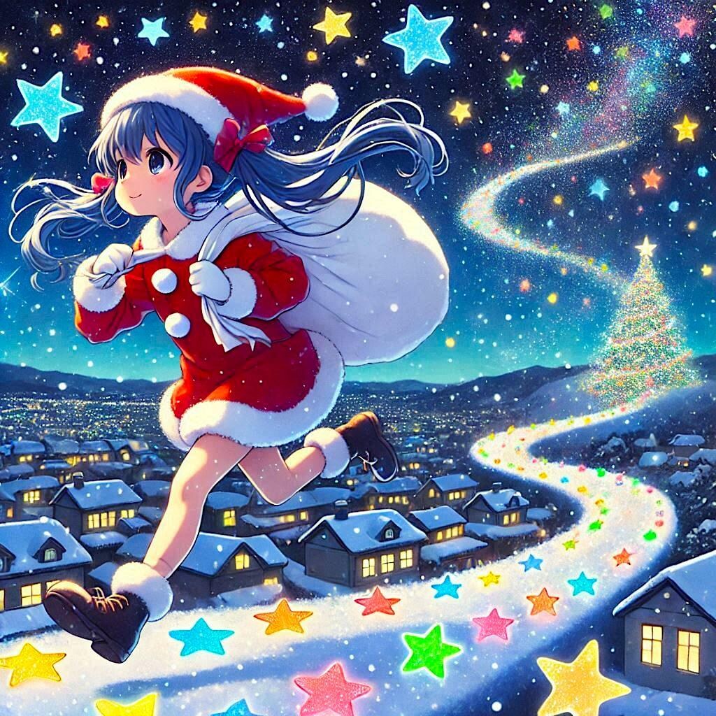 サンタが街にやって来る♪