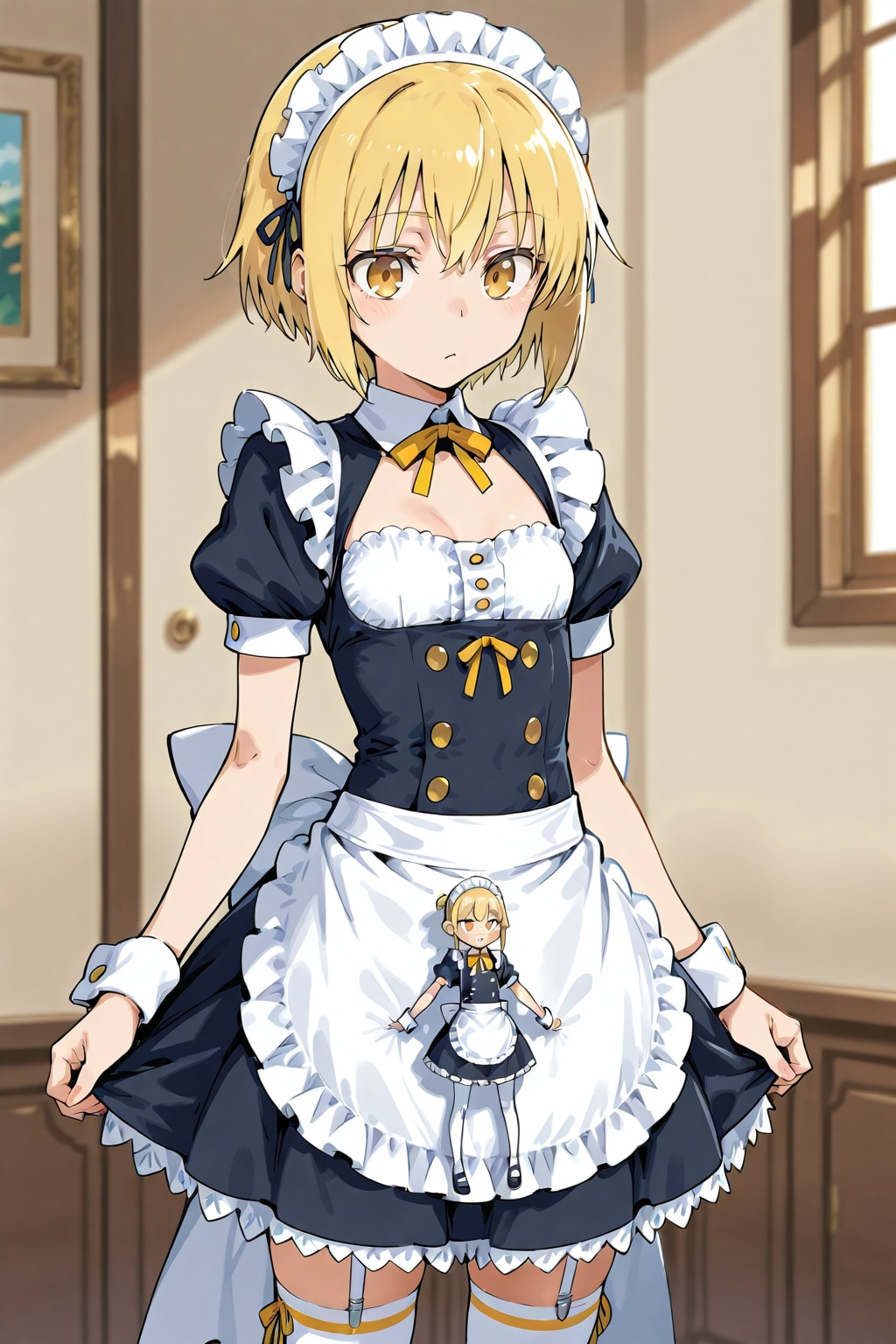 メイドと……