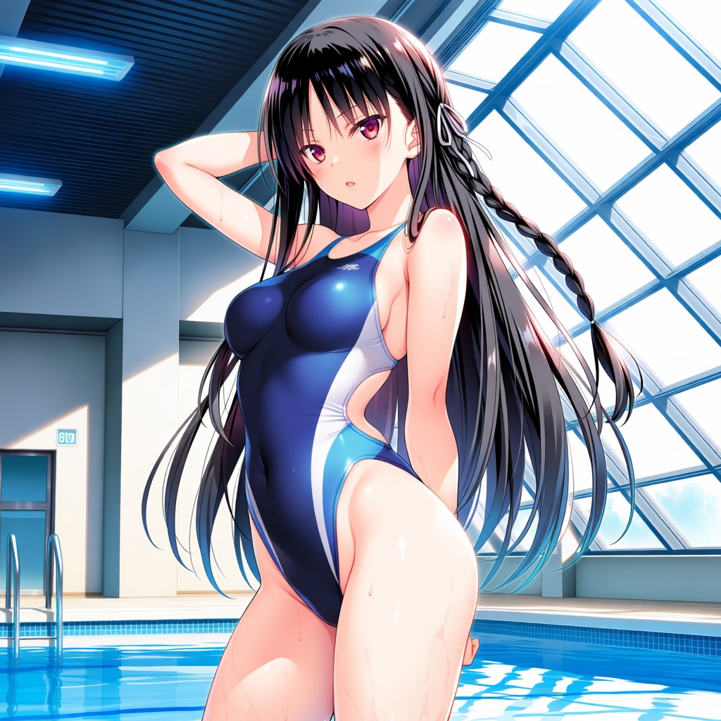 よう実ヒロインズの競泳水着