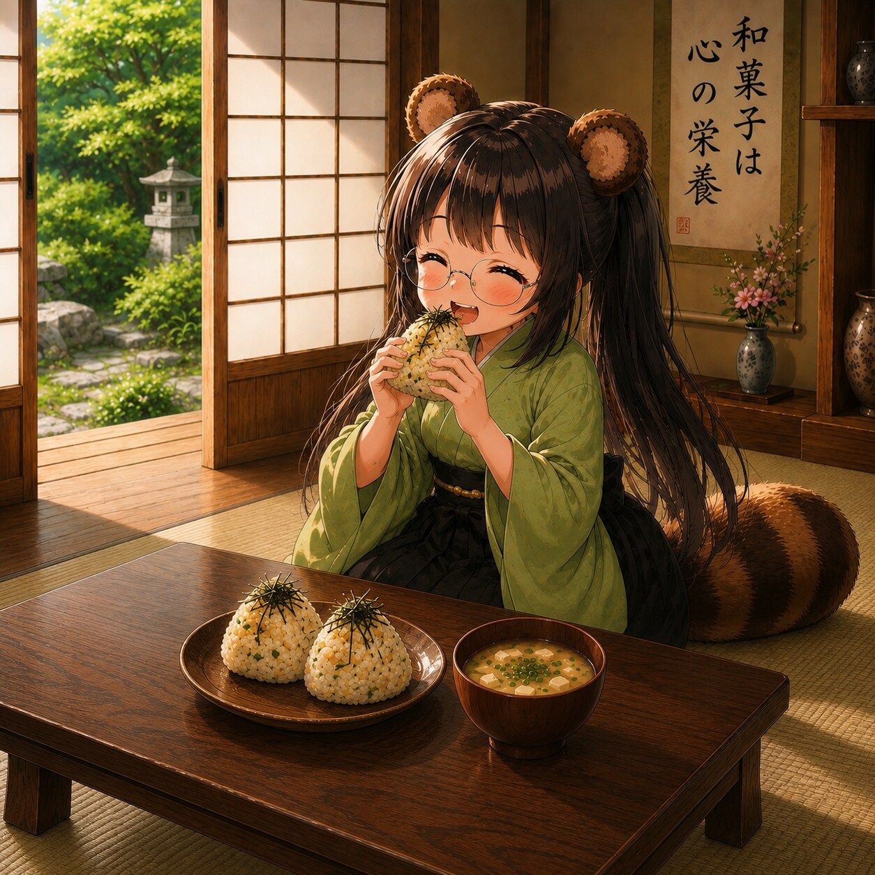 たぬきおにぎり（別名悪魔のおにぎり） | の人気AIイラスト・グラビア