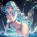 一人ひっそり水着の 3枚目