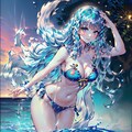 一人ひっそり水着の 2枚目