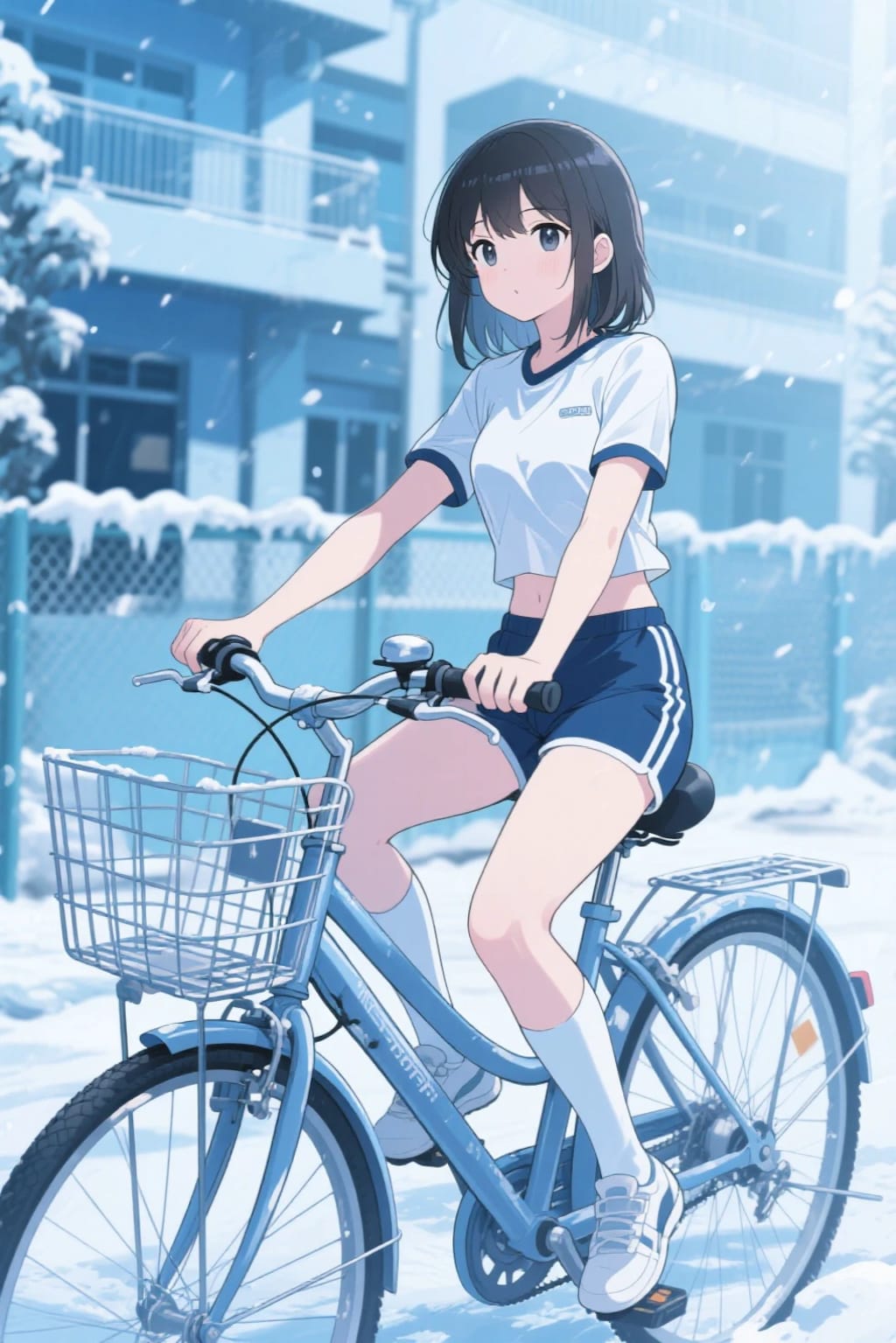 氷雪サイクリング