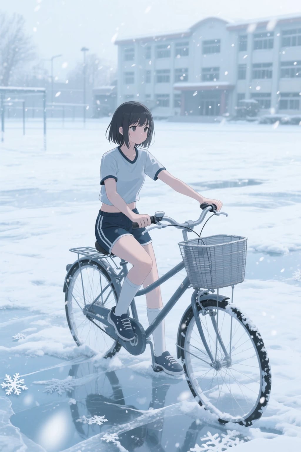 氷雪サイクリング