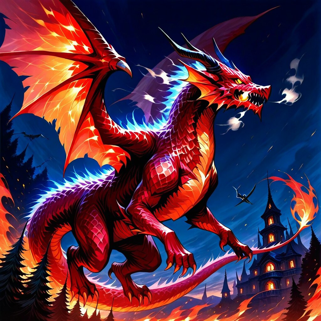 火吹き竜の襲来