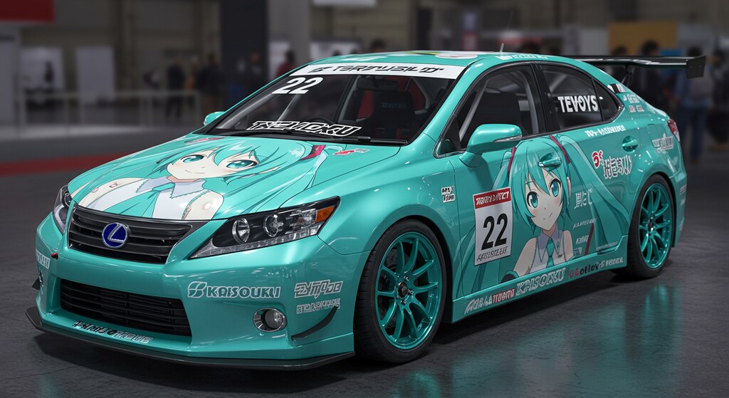 初音ミク痛車LEXUS