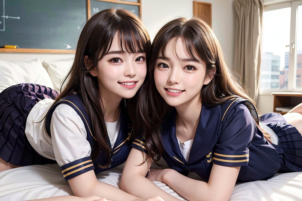 保健室でいちゃいちゃ01