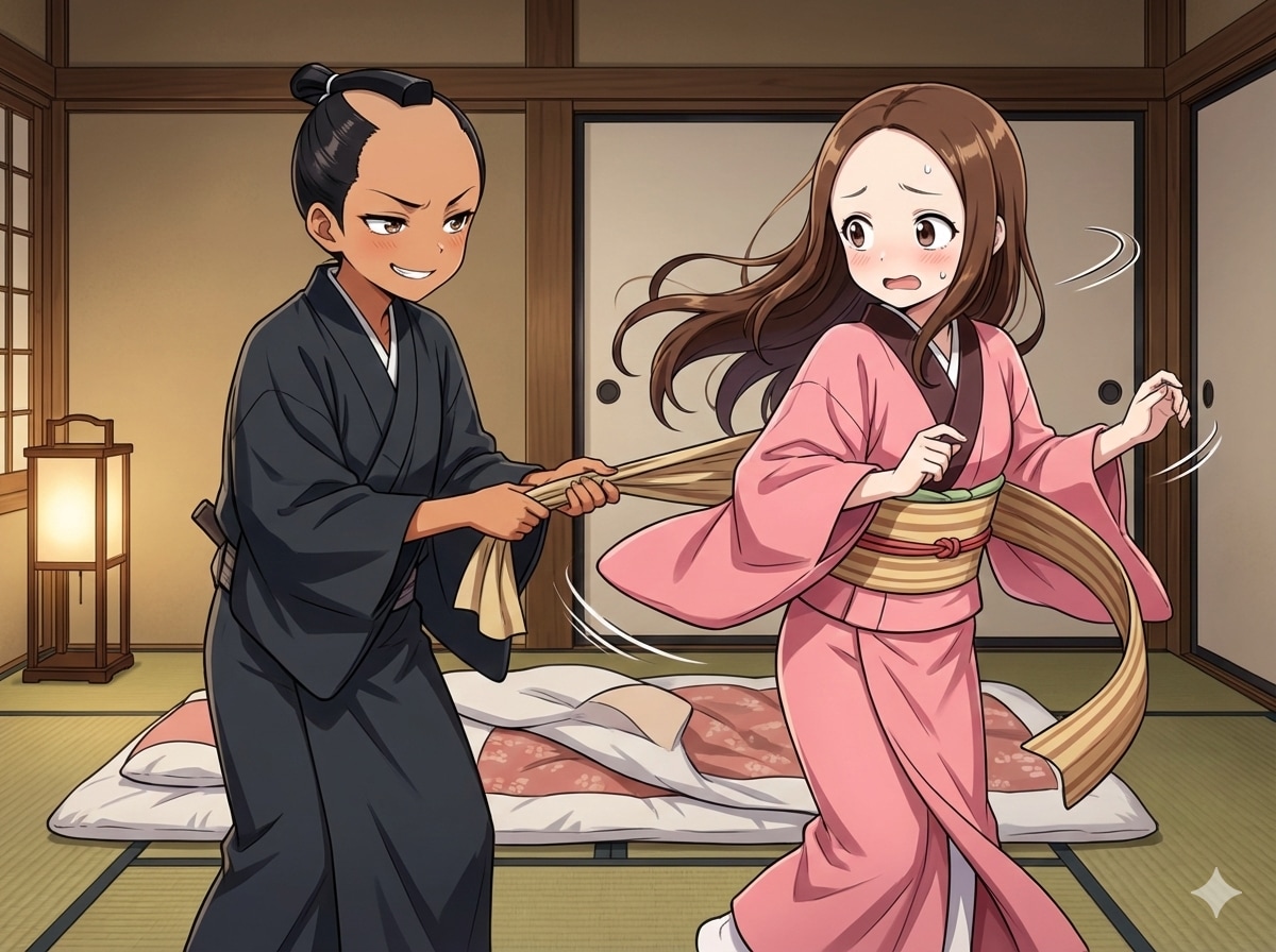 帯回し | の人気AIイラスト・グラビア