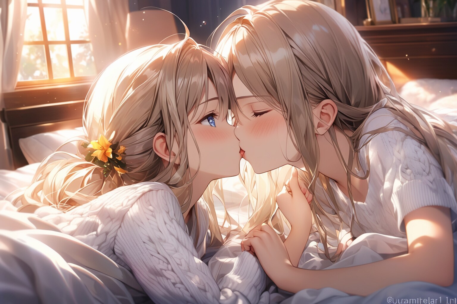 百合キス