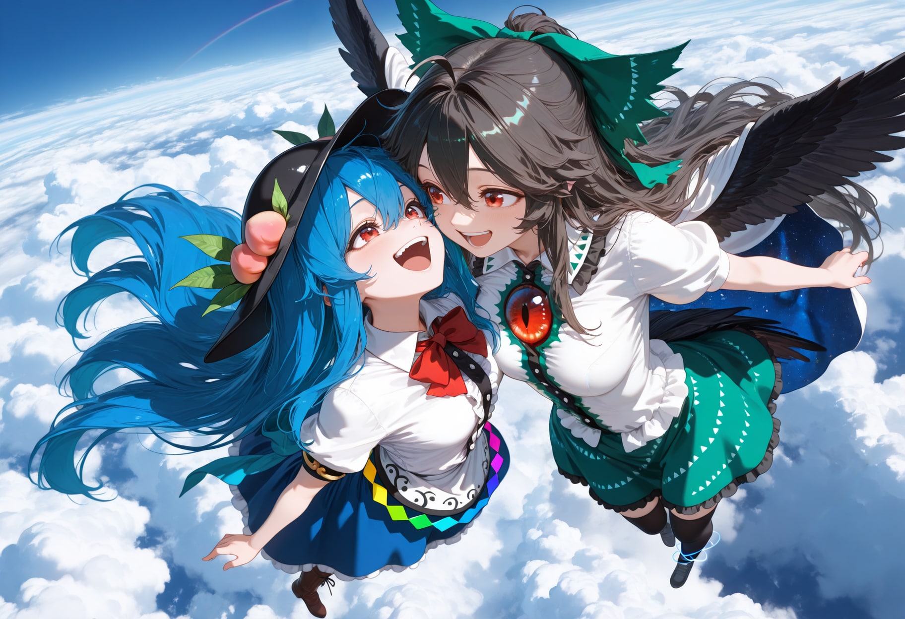 天空デート・２ | の人気AIイラスト・グラビア