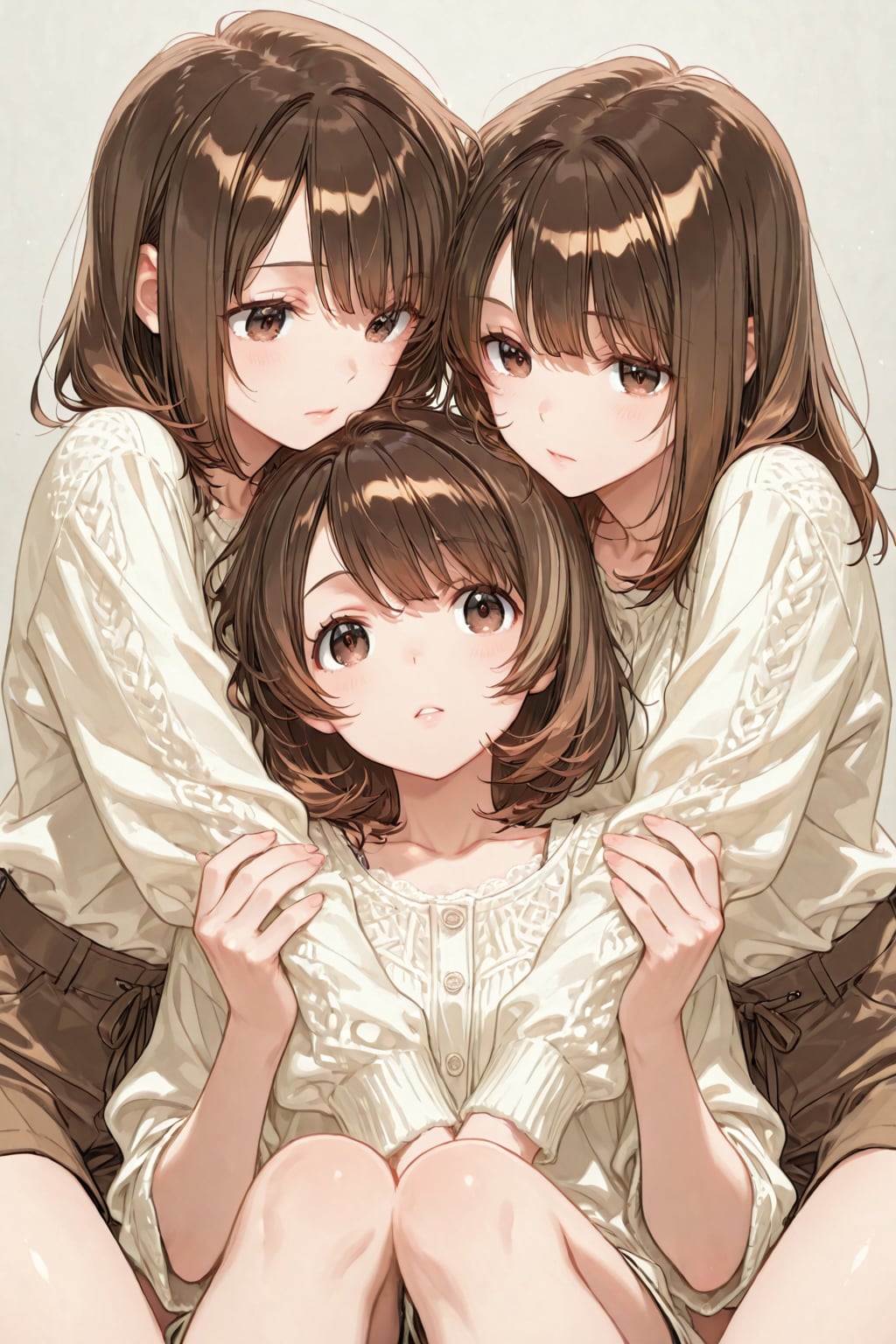 ３姉妹を調教