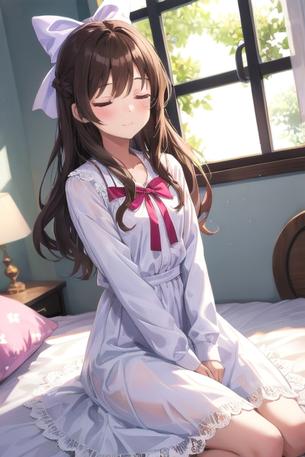 目をつむるなごみちゃん😞💐💛