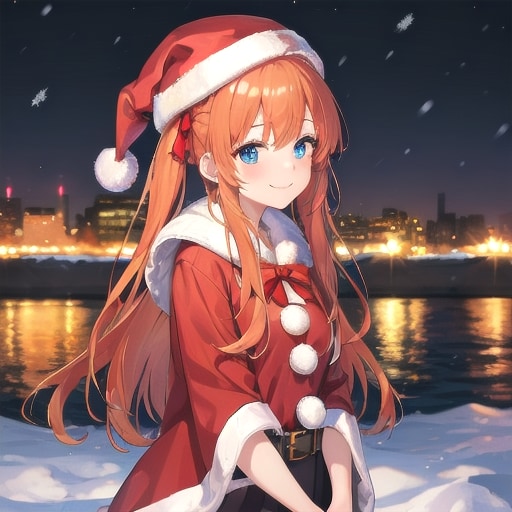 ホワイトクリスマスの夜 | の人気AIイラスト・グラビア