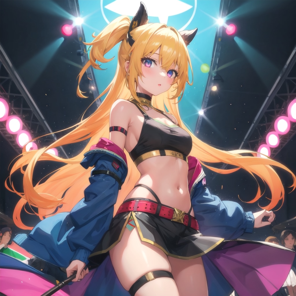 フェスティバルに参加している美少女　ー by V4b-HD ver. ー | の人気AIイラスト・グラビア