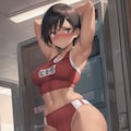 陸上女子のえちえち腋 【FANZA同人販売開始しました♪】 3枚目