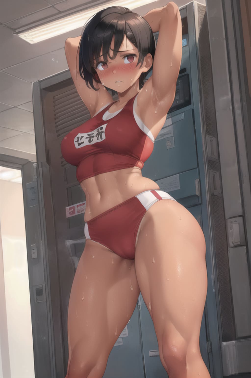陸上女子のえちえち腋 【FANZA同人販売開始しました♪】