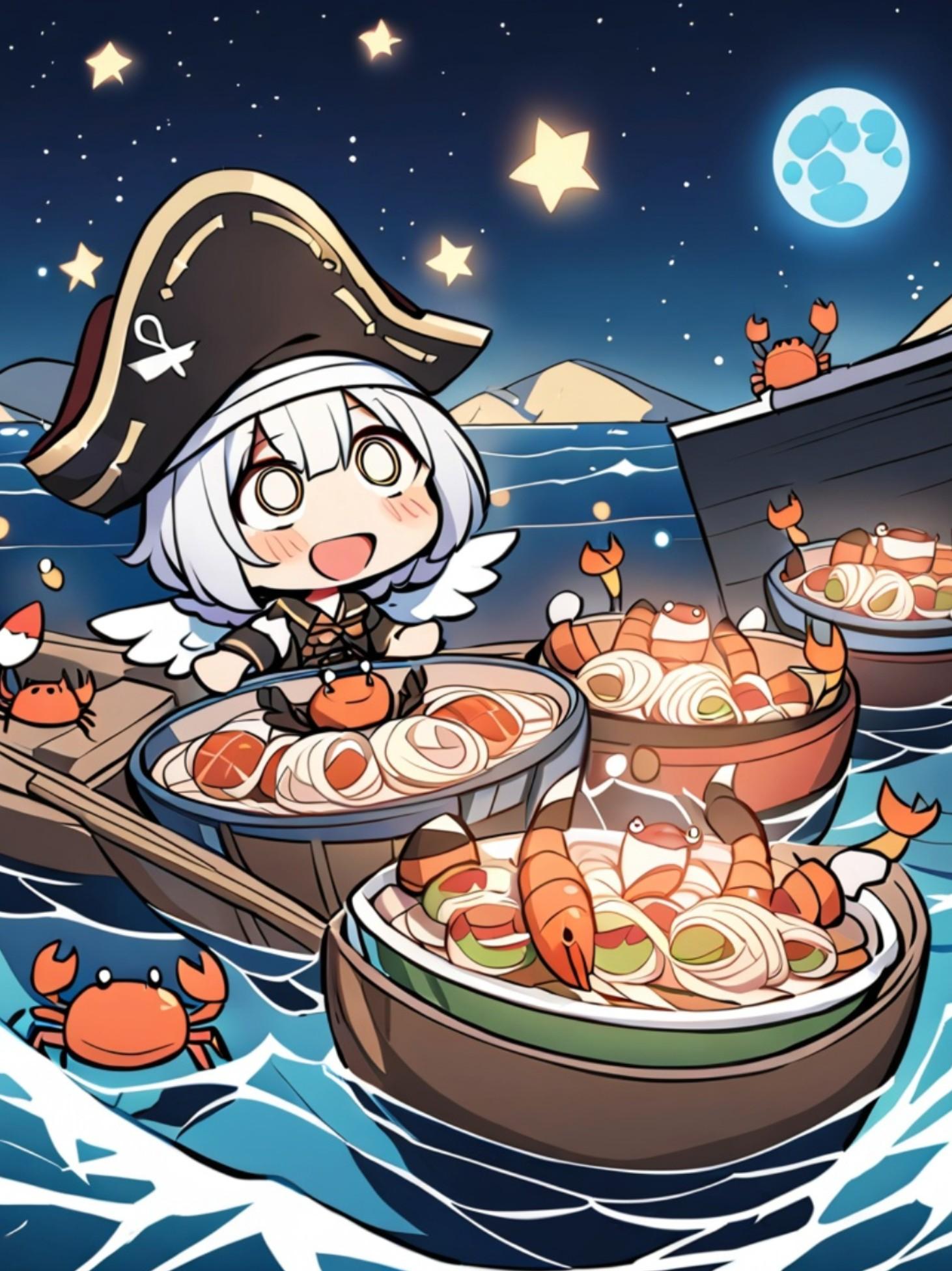 海賊の白髪ちゃん