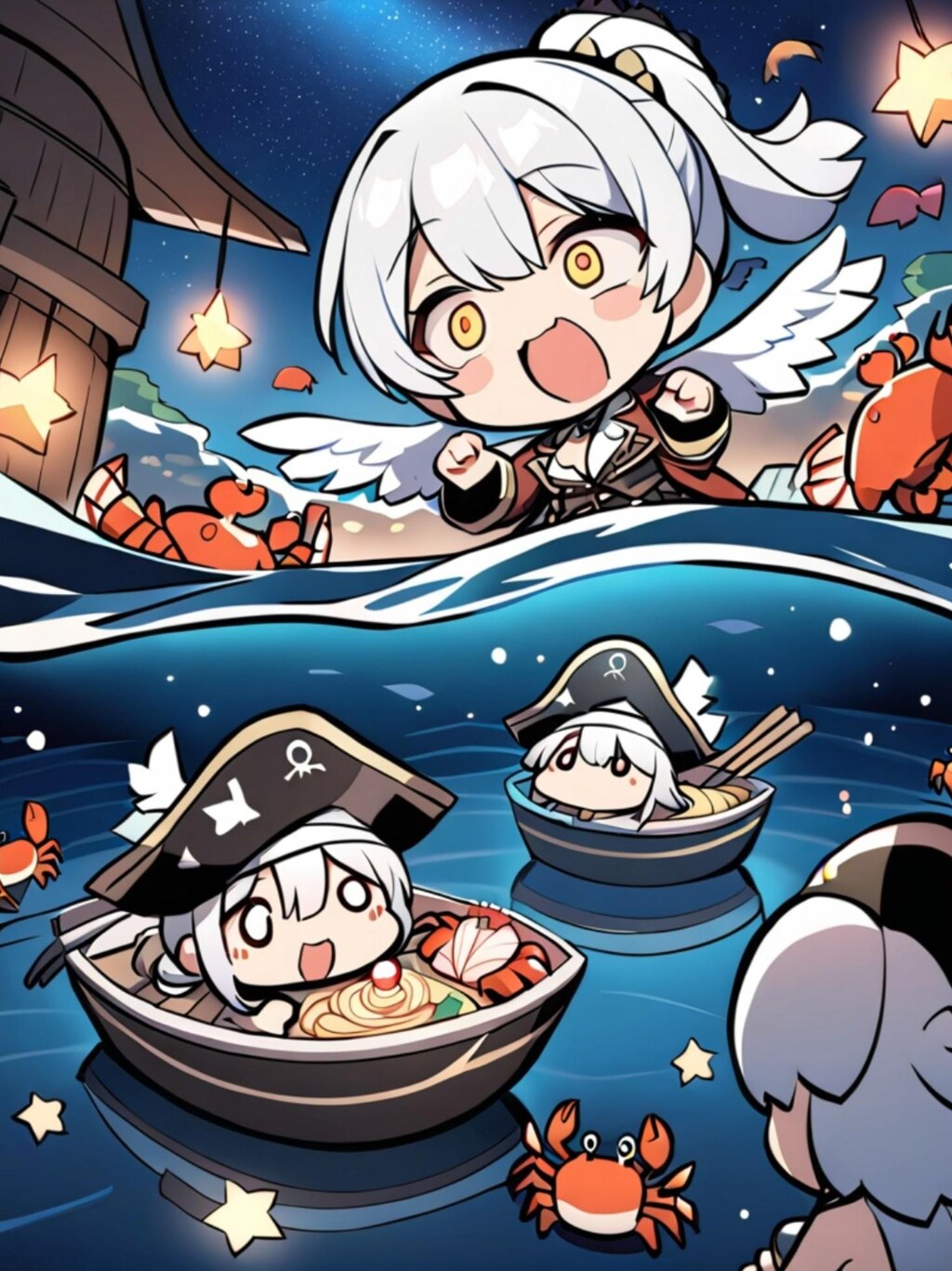 海賊の白髪ちゃん