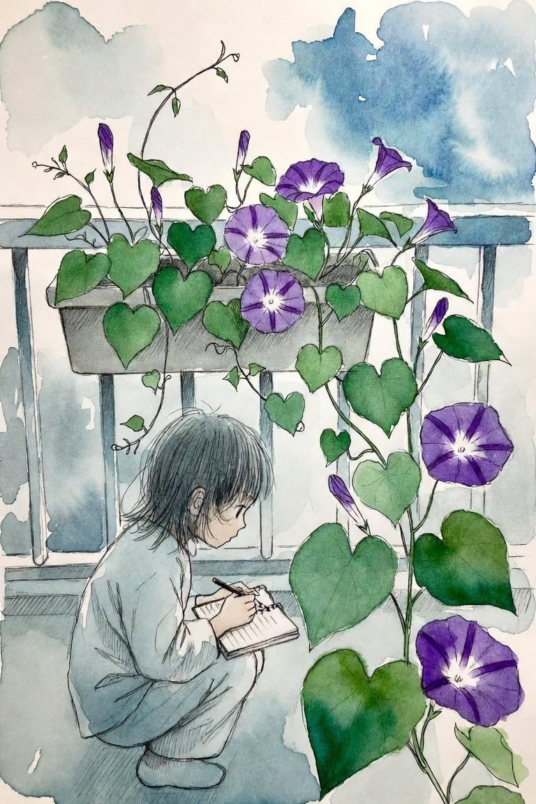 アサガオ観察