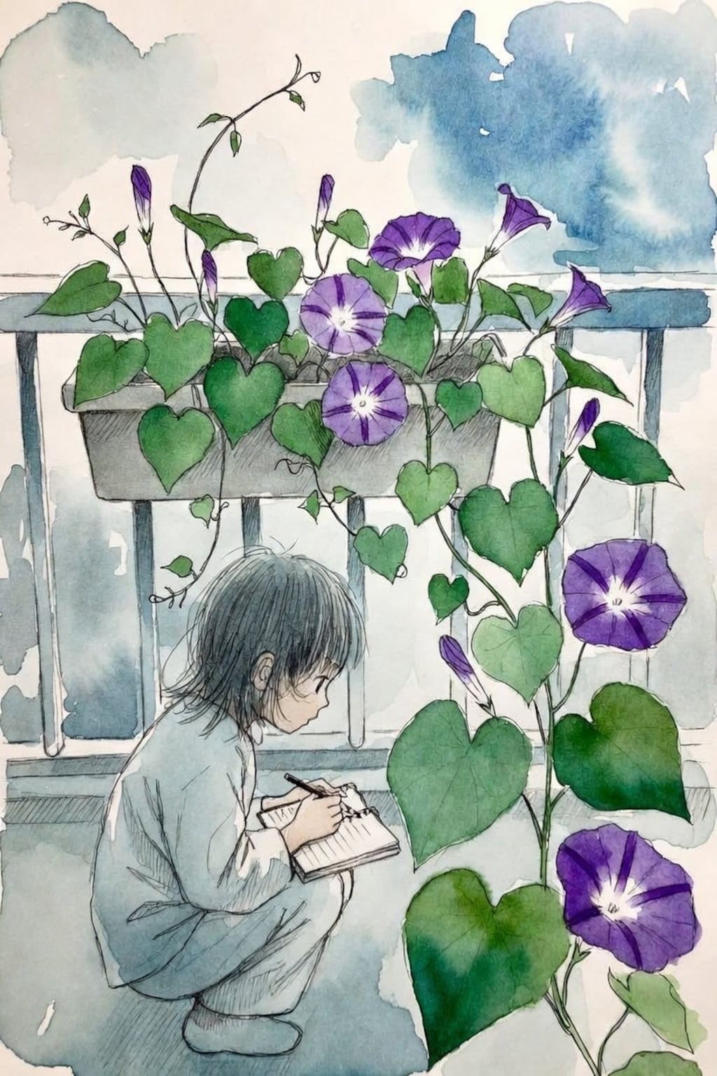 アサガオ観察