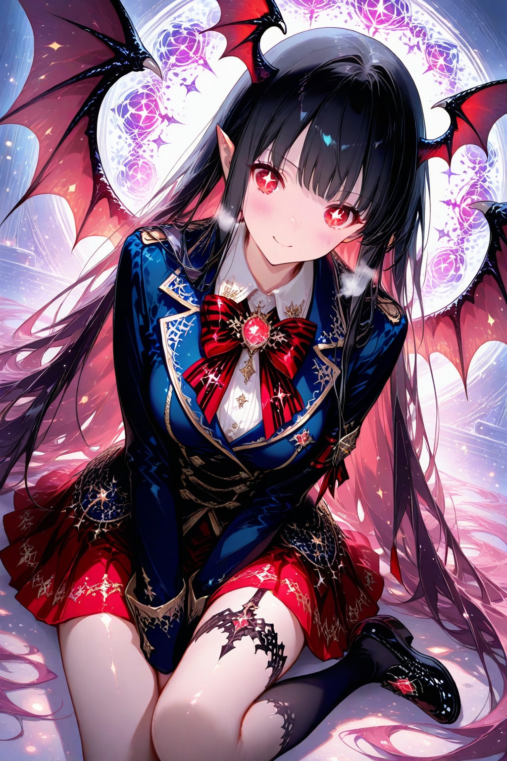 一般通過黒髪JKサキュバスちゃん♡