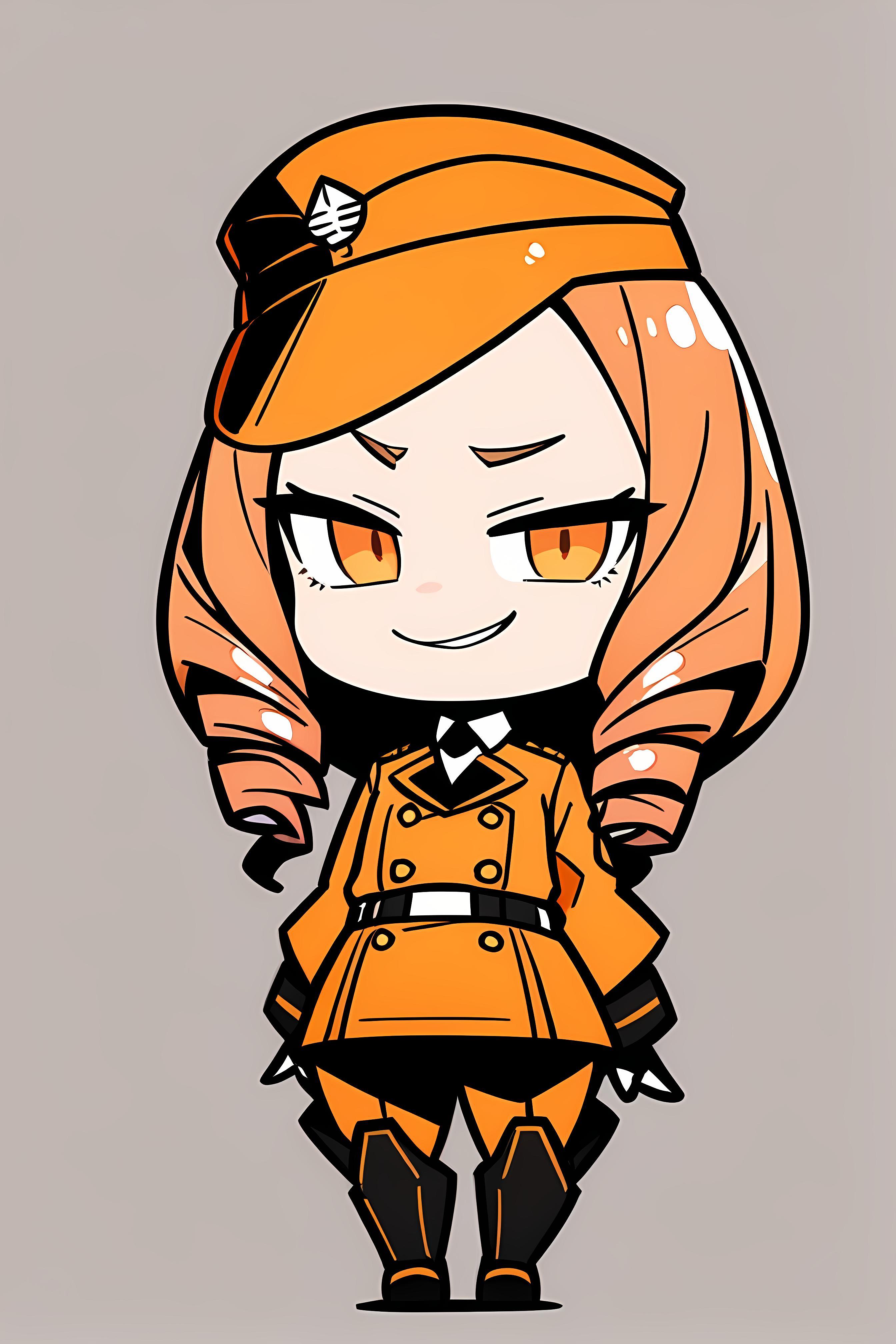 橙髪ちゃん