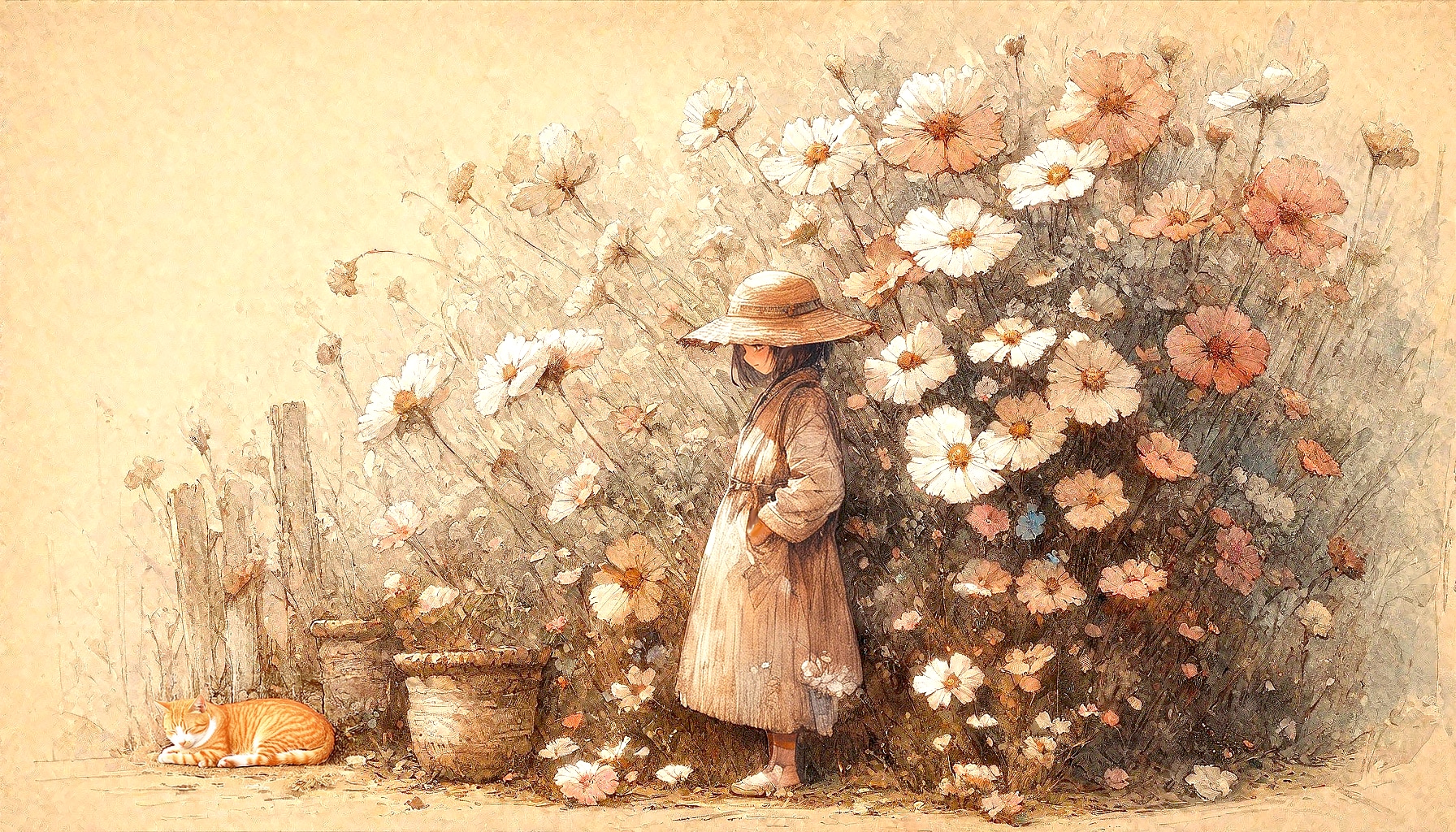 花と少女100 | の人気AIイラスト・グラビア