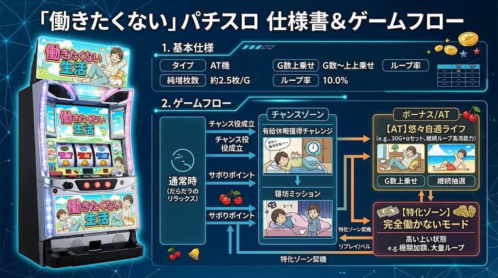 新作パチスロ仕様説明
