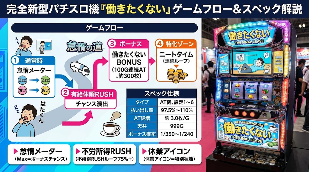 新作パチスロ仕様説明