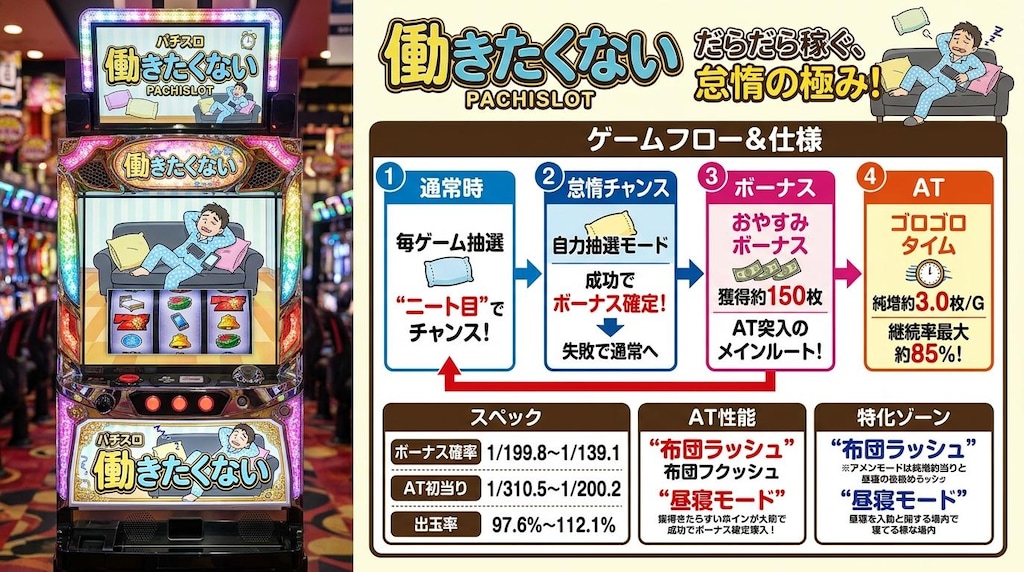 新作パチスロ仕様説明