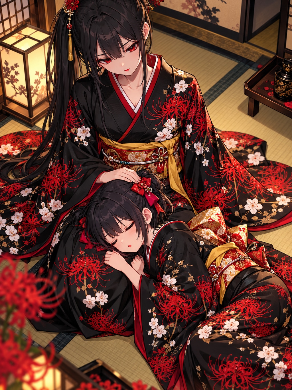 膝枕