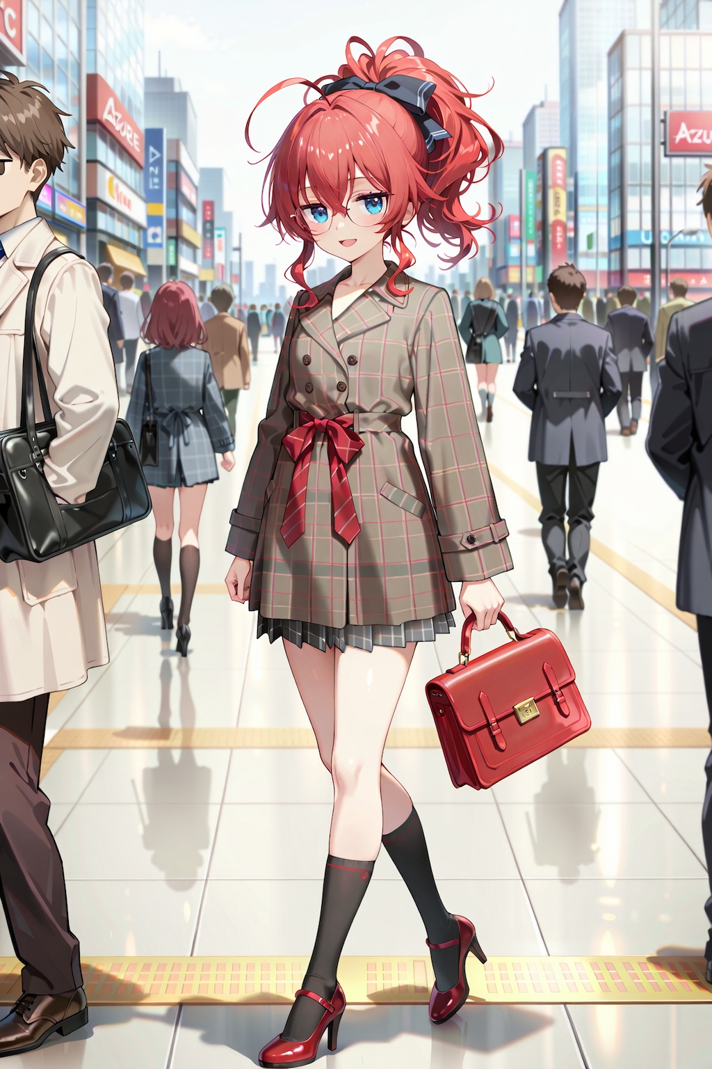 通勤中のジト目先生 YB25