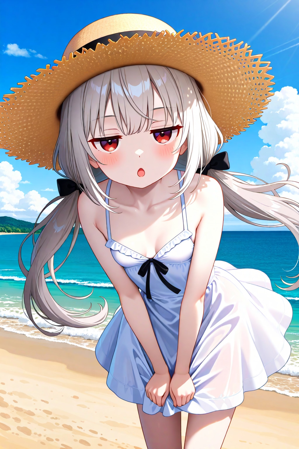 アイちゃんの麦わらとワンピース