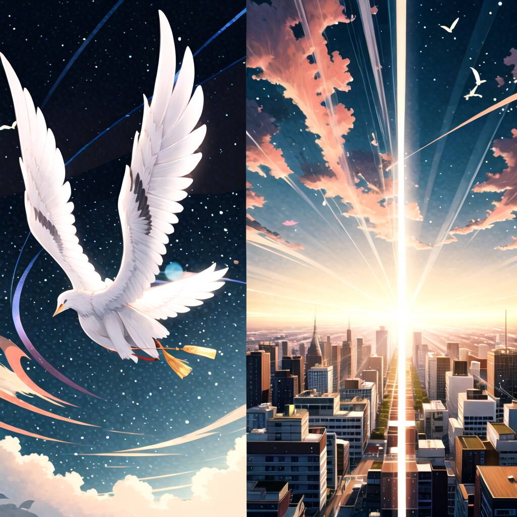 天駆ける翼たち | の人気AIイラスト・グラビア