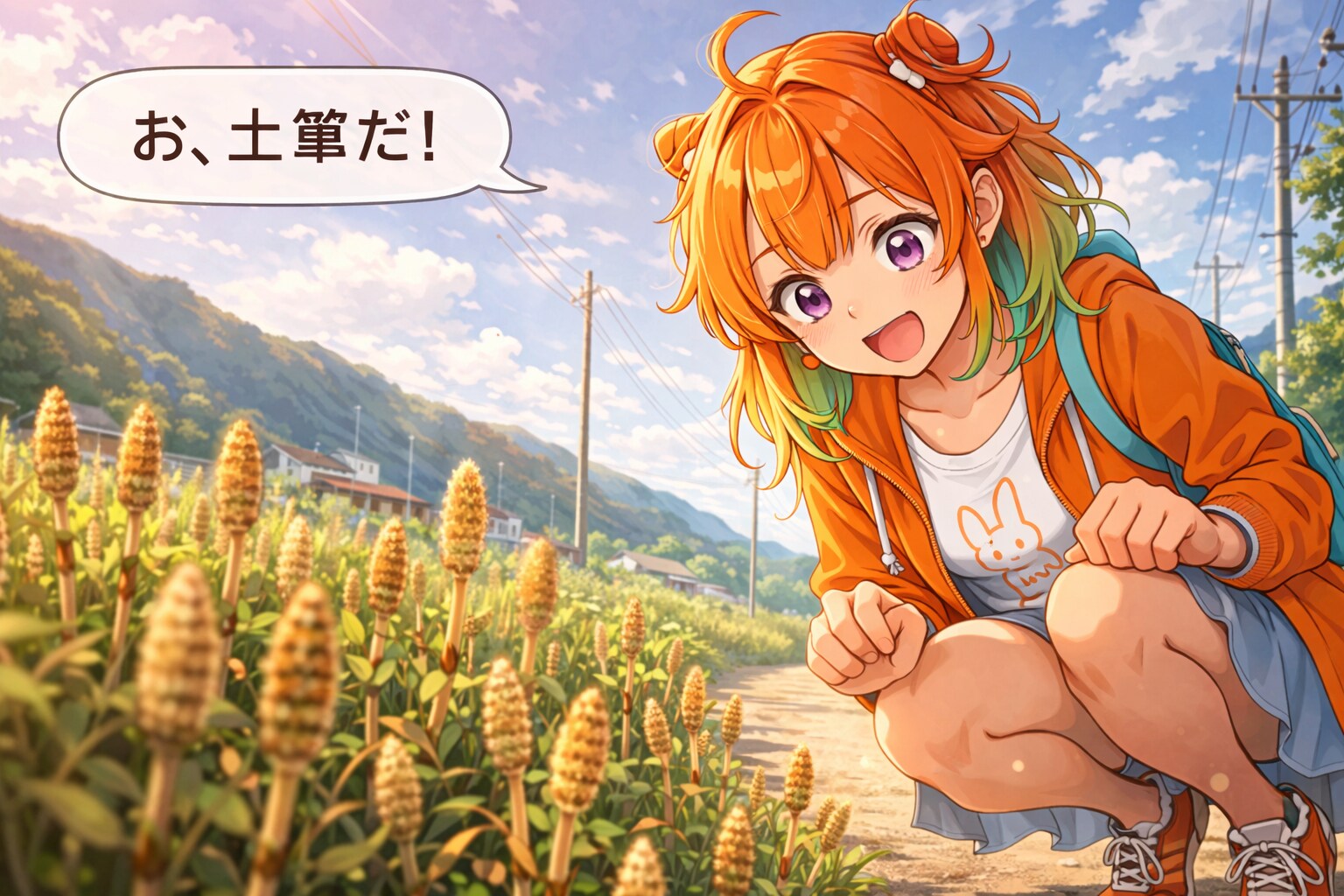 昔、土筆は食べ物だった。 | の人気AIイラスト・グラビア