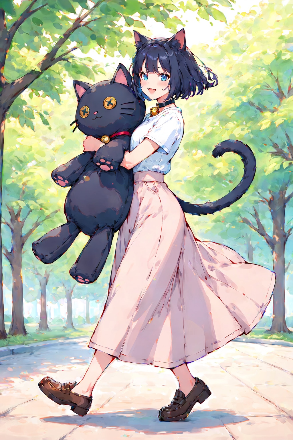 クロミナとロングスカート