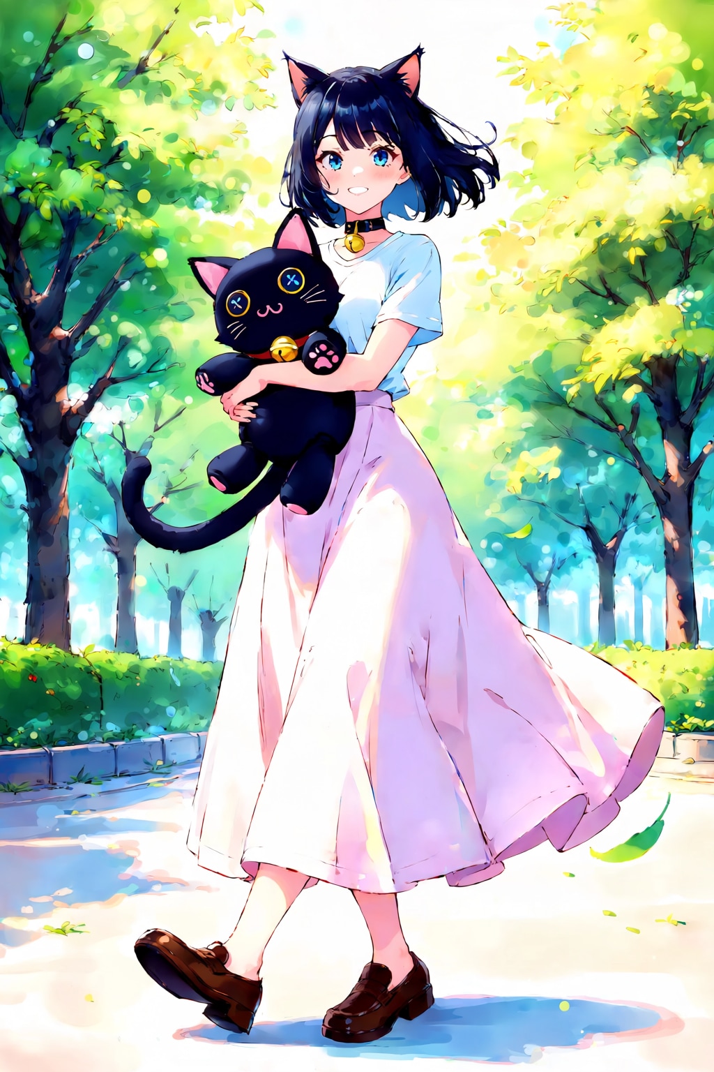 クロミナとロングスカート