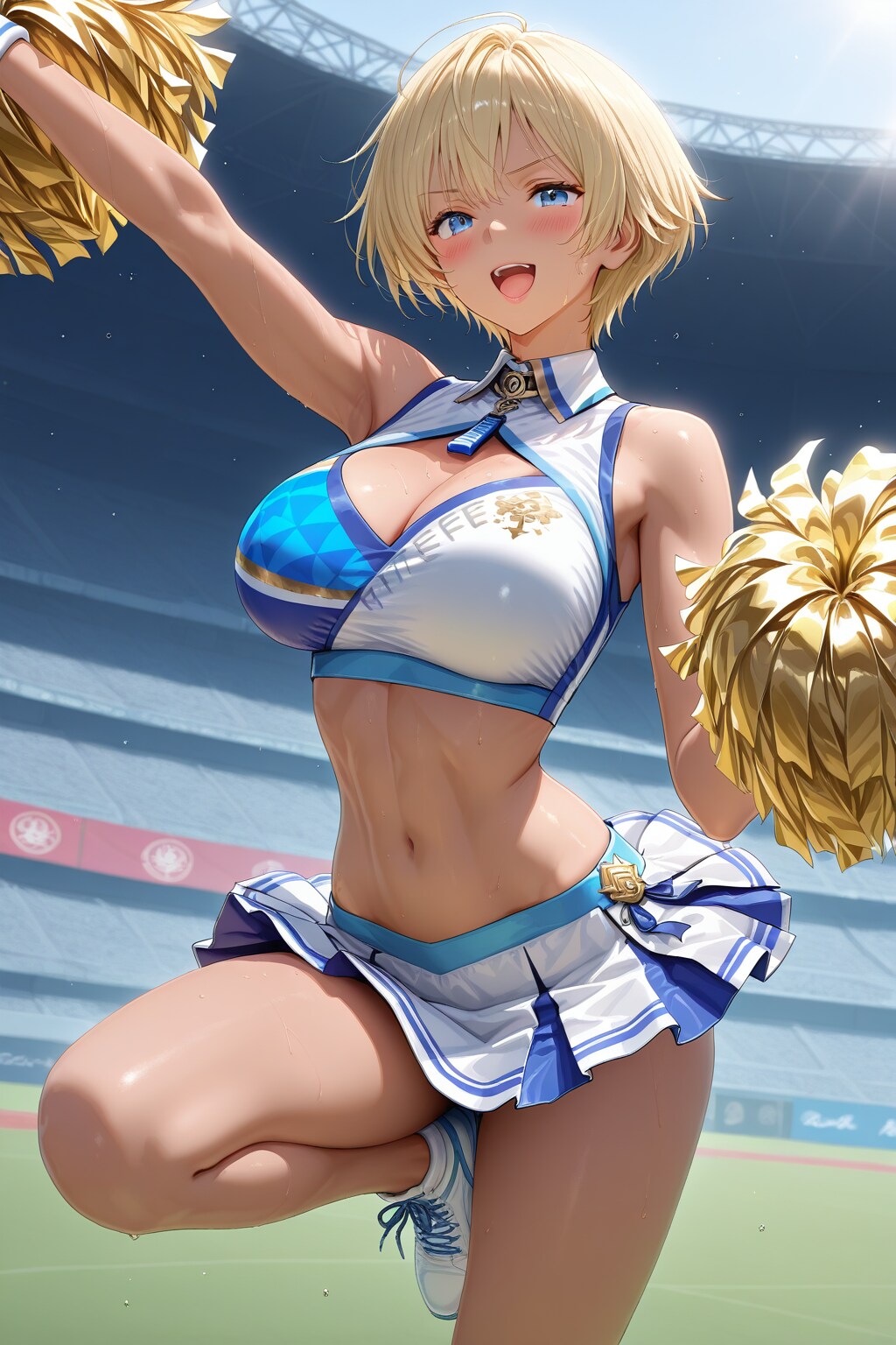 頑張って～先輩、勝ったらご褒美ありますよ～♡