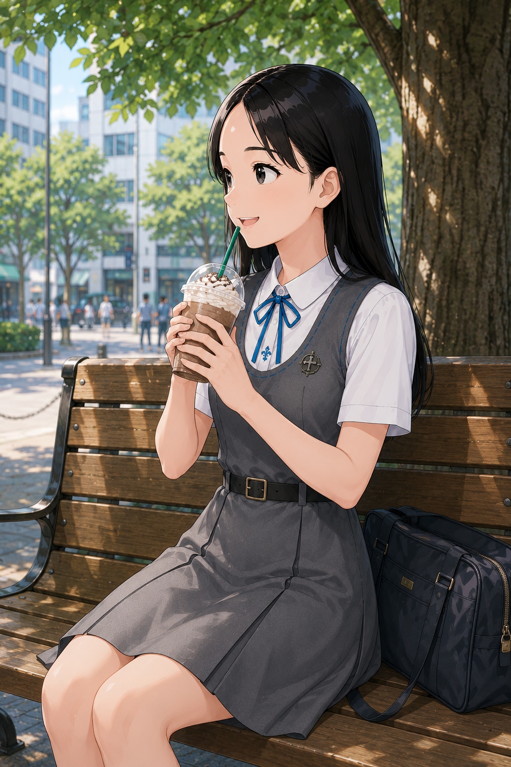 架空制服女子４１　美波ちゃん | の人気AIイラスト・グラビア