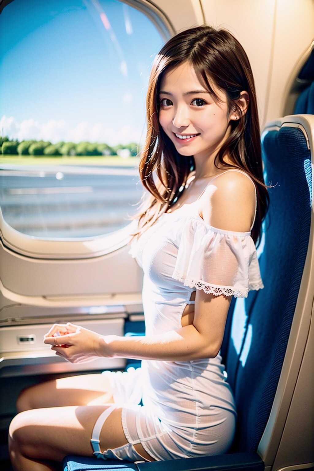 今日の隣席の女性