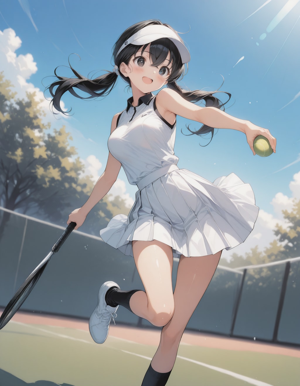 Playing Tennis